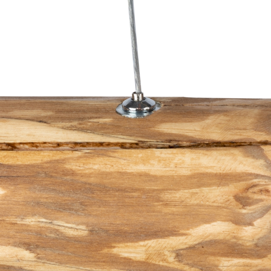 LED Fényerőszabályzós függeszték kábellel LUCAS LED/25,5W/230V fenyő