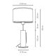 Asztali lámpa PINO 1xE27/40W/230V fenyő - FSC minősítéssel