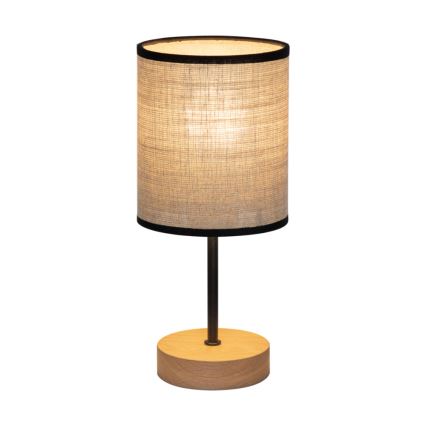 Asztali lámpa NEGRO 1xE27/25W/230V tölgy