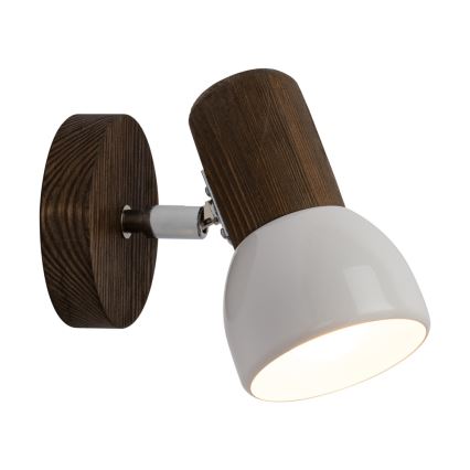 Fali spotlámpa NEL 1xE27/15W/230V fenyő