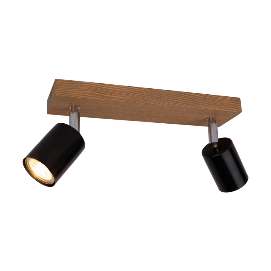 Mennyezeti spotlámpa MANARA  2xGU10/5W/230V fenyő