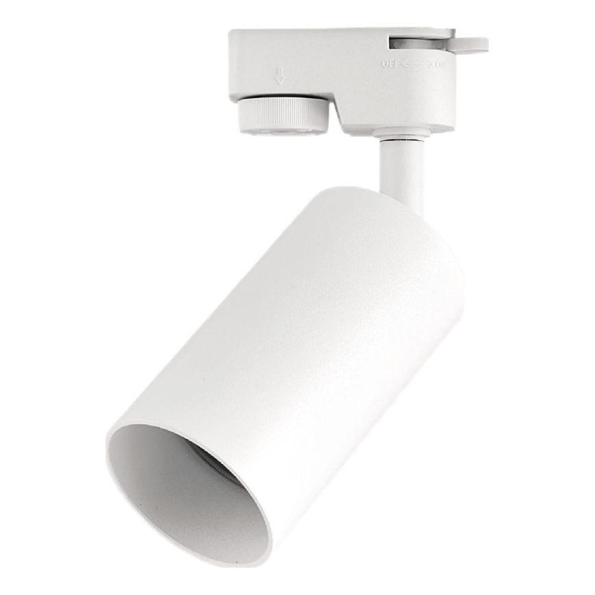 Spotlámpa 1-fázisú sínrendszerhez, 1xGU10/10W/230V, fehér