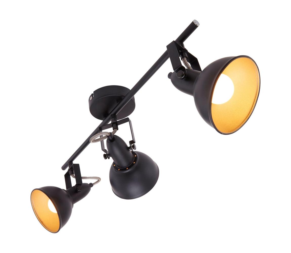 Spotlámpa 3xE14/40W/230V fekete 9A21916