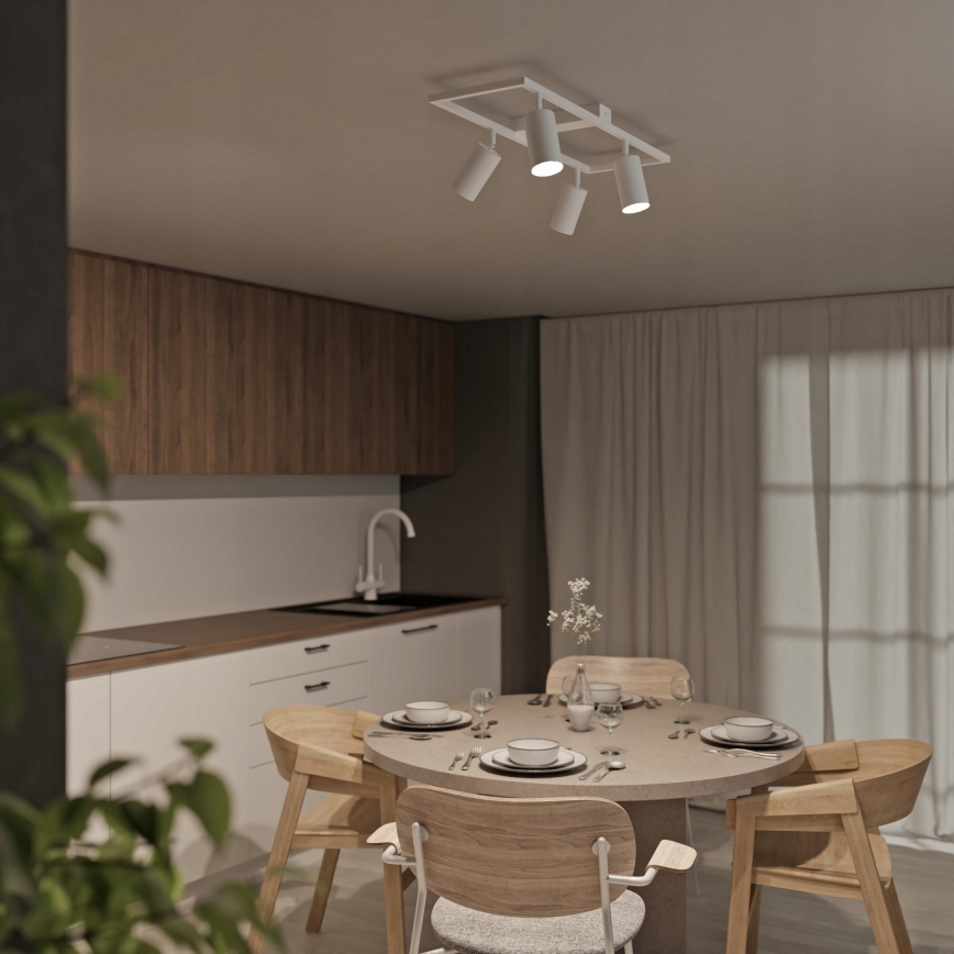 Spotlámpa 4xGU10/30W/230V fehér