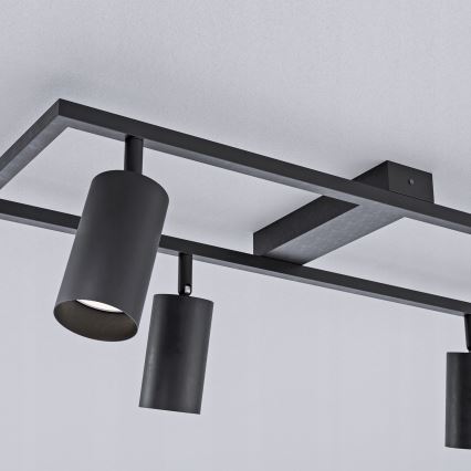 Spotlámpa 4xGU10/30W/230V fekete