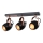 Spotlámpa ANICA 3xE14/40W/230V fekete/vörösréz