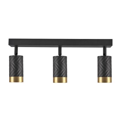 Spotlámpa ARRAS 3xGU10/10W/230V fekete