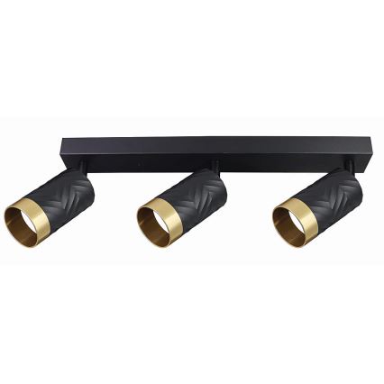 Spotlámpa ARRAS 3xGU10/10W/230V fekete