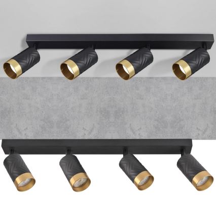 Spotlámpa ARRAS 4xGU10/10W/230V fekete