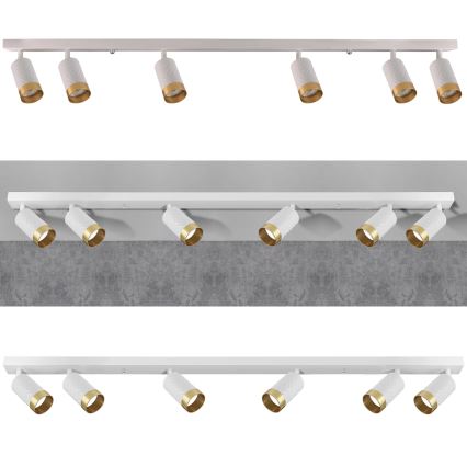 spotlámpa ARRAS 6xGU10/10W/230V fehér