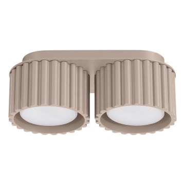 Spotlámpa AURA 2xGX53/10W/230V taupe