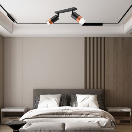 Spotlámpa AURORA 2xGU10/10W/230V