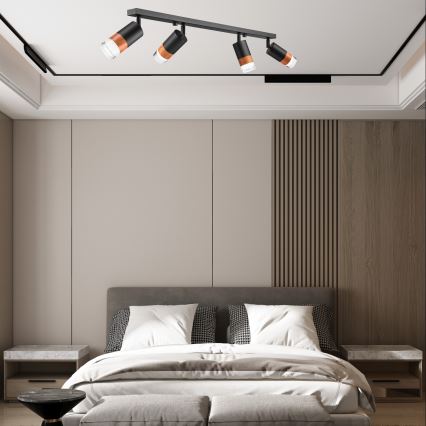 Spotlámpa AURORA 4xGU10/10W/230V 81 cm