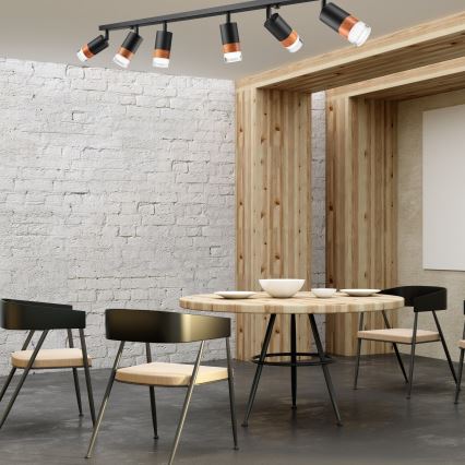 Spotlámpa AURORA 6xGU10/10W/230V 117 cm