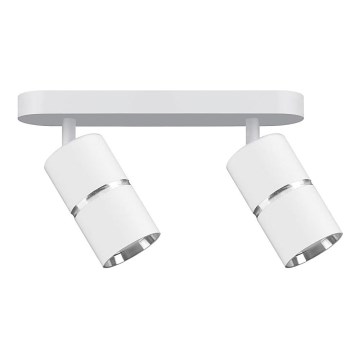 Spotlámpa BAMBOO 2xGU10/10W/230V fehér