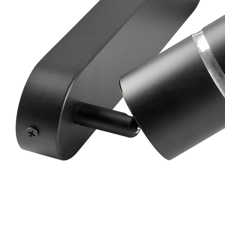 Spotlámpa BAMBOO 2xGU10/10W/230V fekete