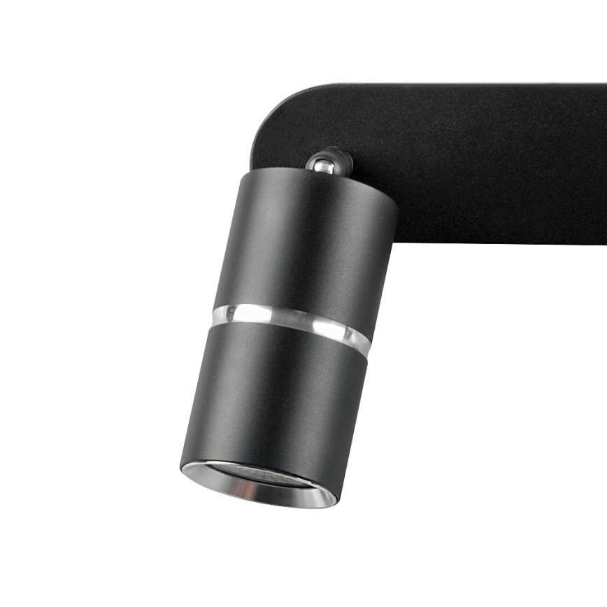 Spotlámpa BAMBOO 2xGU10/10W/230V fekete