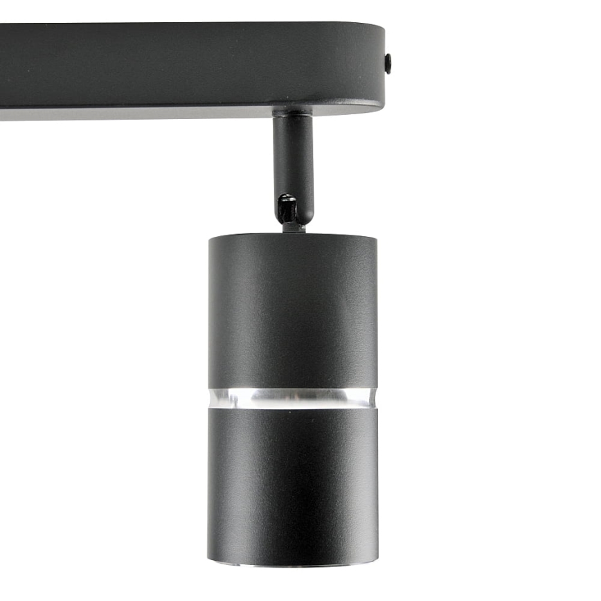 Spotlámpa BAMBOO 2xGU10/10W/230V fekete