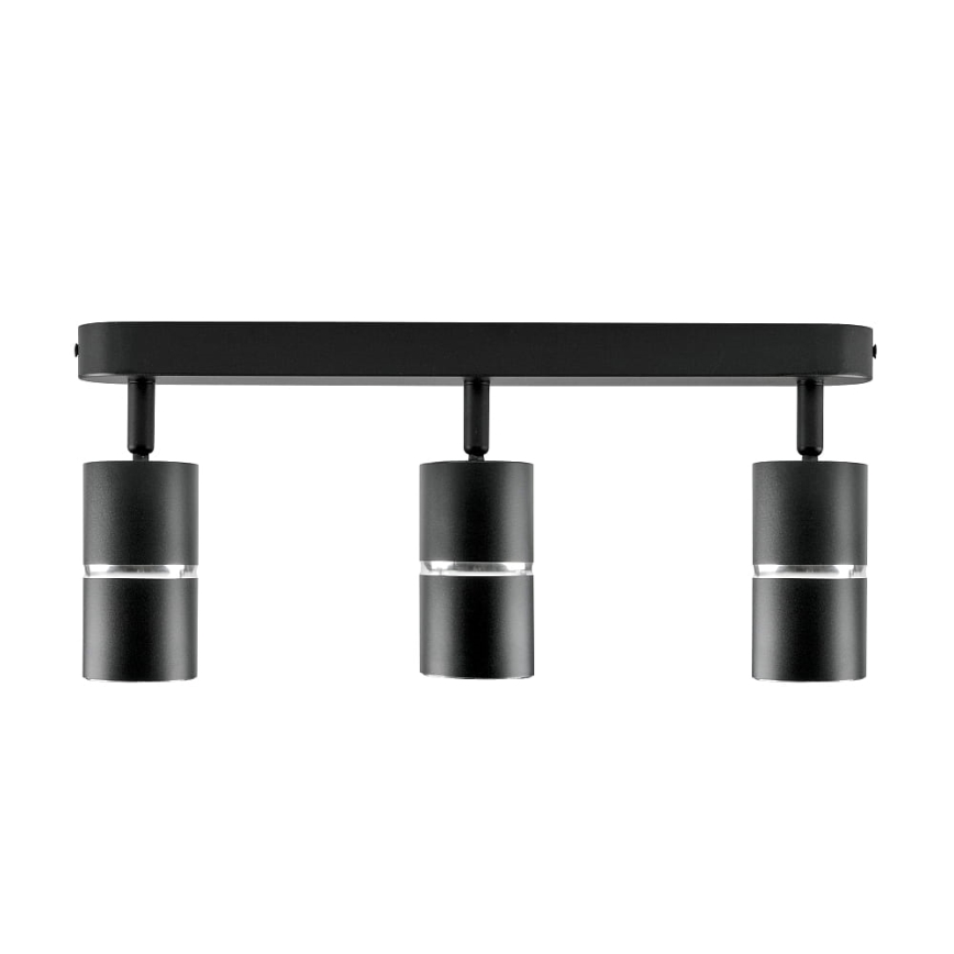 Spotlámpa BAMBOO 3xGU10/10W/230V fekete