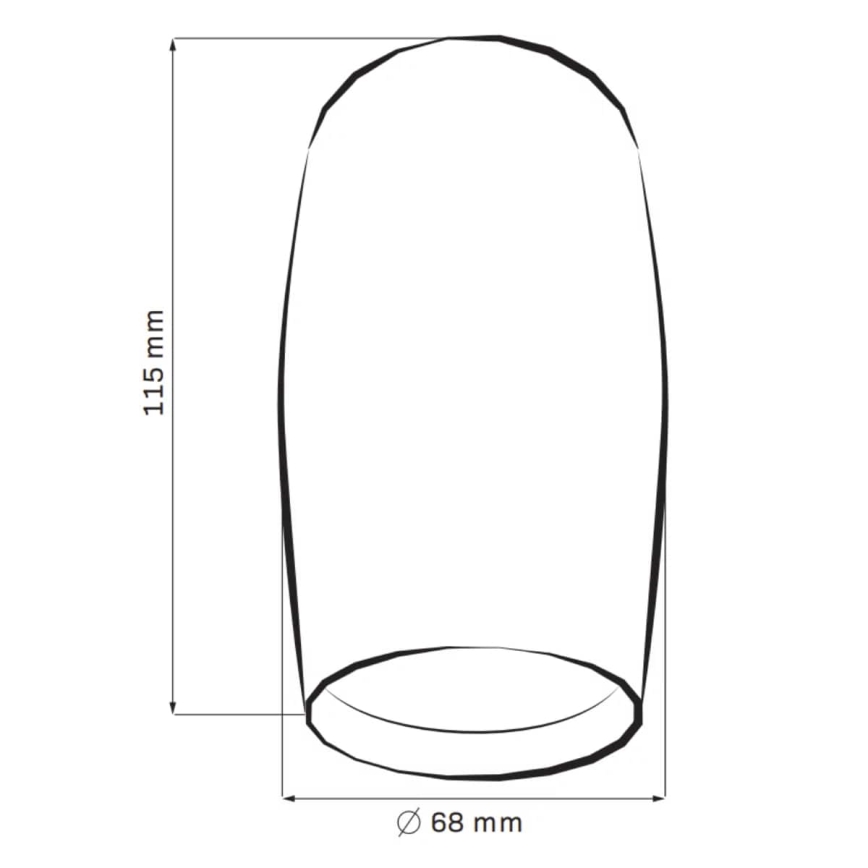 Spotlámpa BELLA 1xGU10/10W/230V fekete