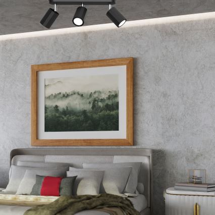 Spotlámpa BELLO 3xGU10/8W/230V fekete