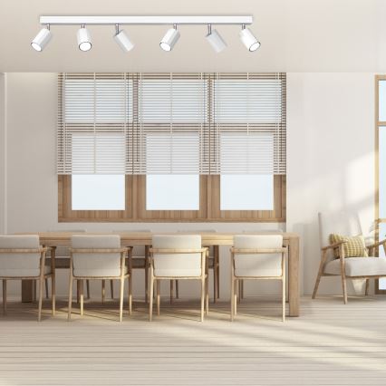 Spotlámpa BELLO 6xGU10/8W/230V fehér