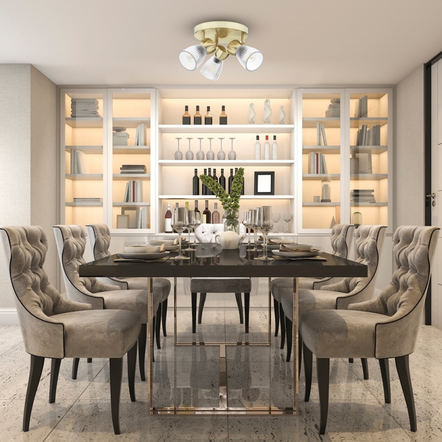 Spotlámpa BEST 3xE14/40W/230V arany