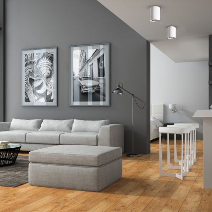 Spotlámpa BIMA 1xGU10/25W/230V kerek fehér