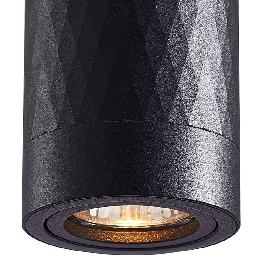 Spotlámpa BIMA 1xGU10/25W/230V kerek fekete