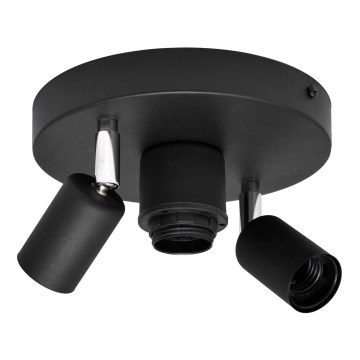 Spotlámpa CENTRO 3xE27/15W/230V fekete