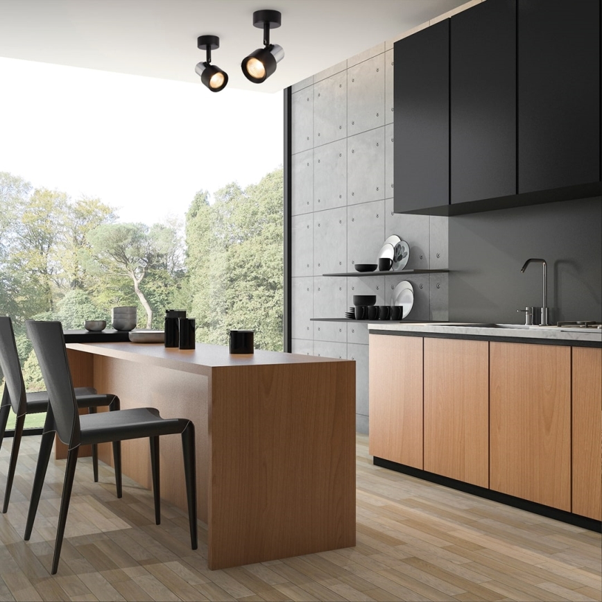 Spotlámpa CINO 1xGU10/8W/230V fekete