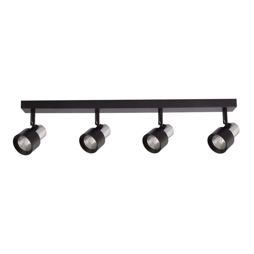 Spotlámpa CINO 4xGU10/8W/230V fekete