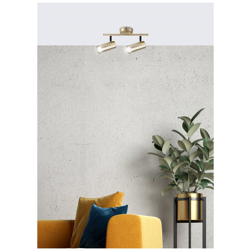 spotlámpa COLLY 2xGU10/15W/230V arany