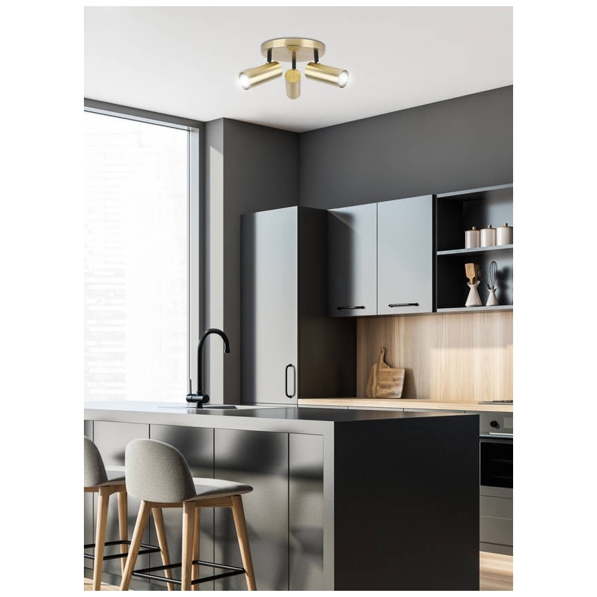 spotlámpa COLLY 3xGU10/15W/230V arany