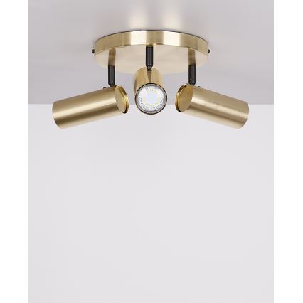 spotlámpa COLLY 3xGU10/15W/230V arany