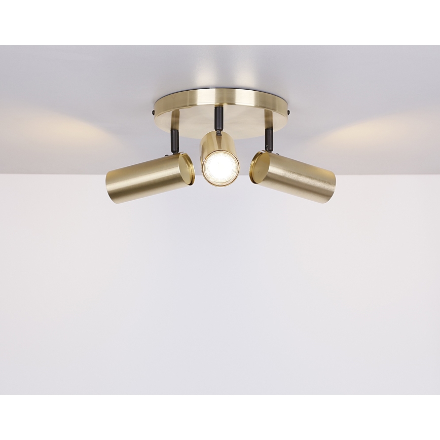 spotlámpa COLLY 3xGU10/15W/230V arany