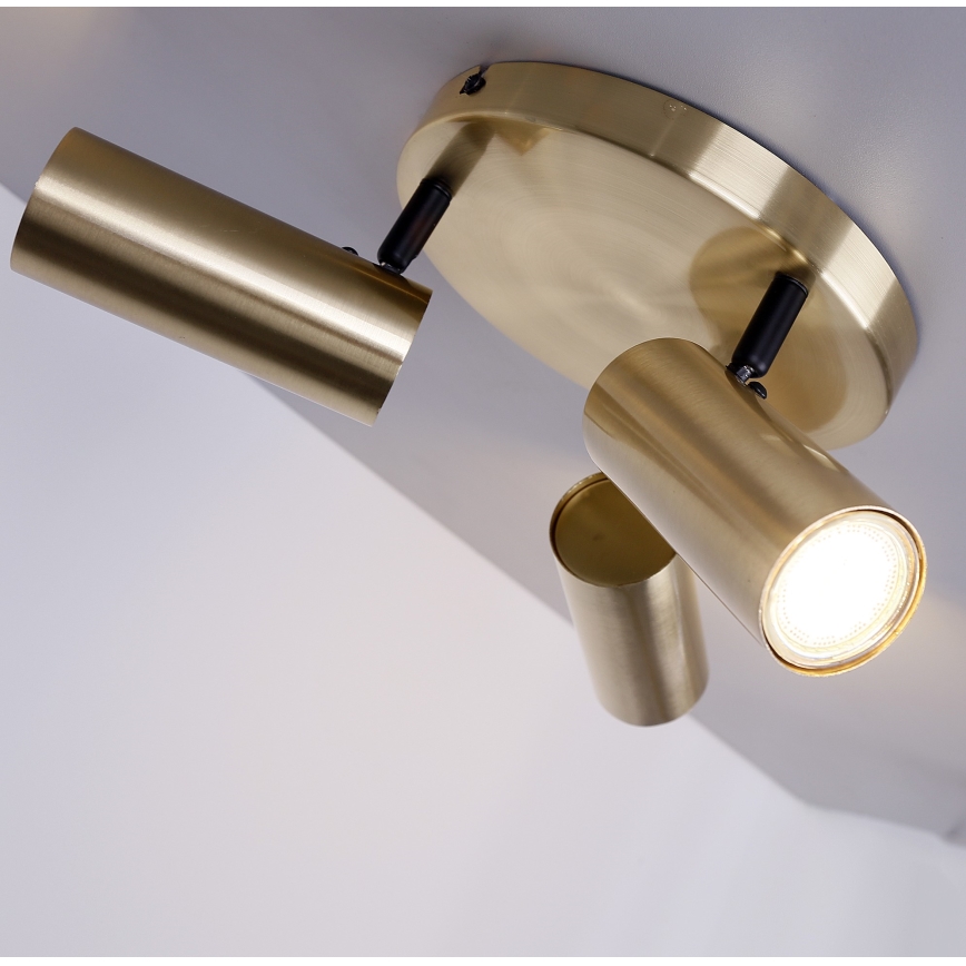 spotlámpa COLLY 3xGU10/15W/230V arany