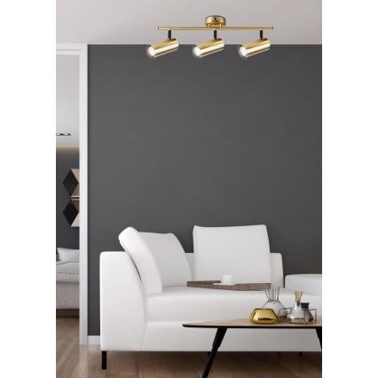 spotlámpa COLLY 3xGU10/15W/230V arany