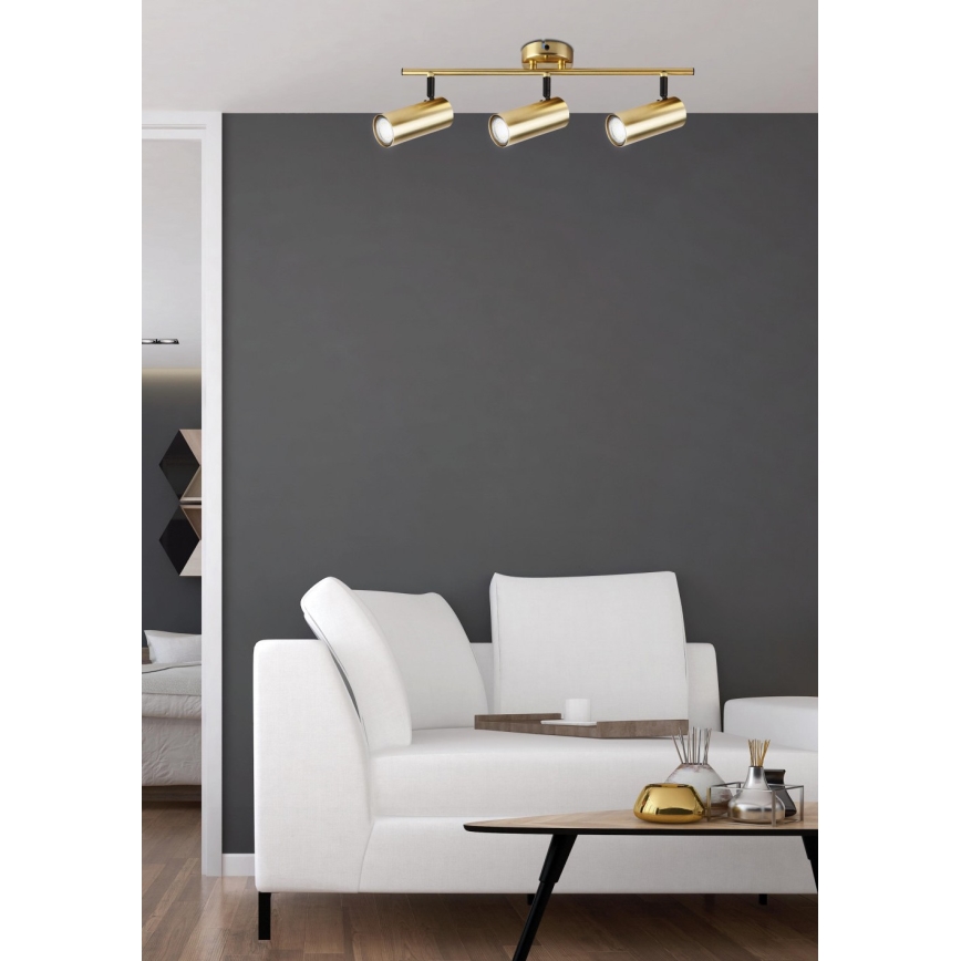 spotlámpa COLLY 3xGU10/15W/230V arany