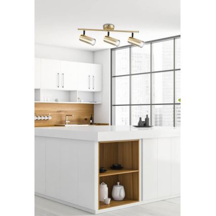 spotlámpa COLLY 3xGU10/15W/230V arany