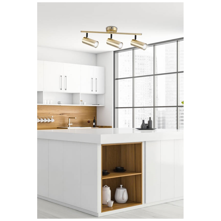 spotlámpa COLLY 3xGU10/15W/230V arany