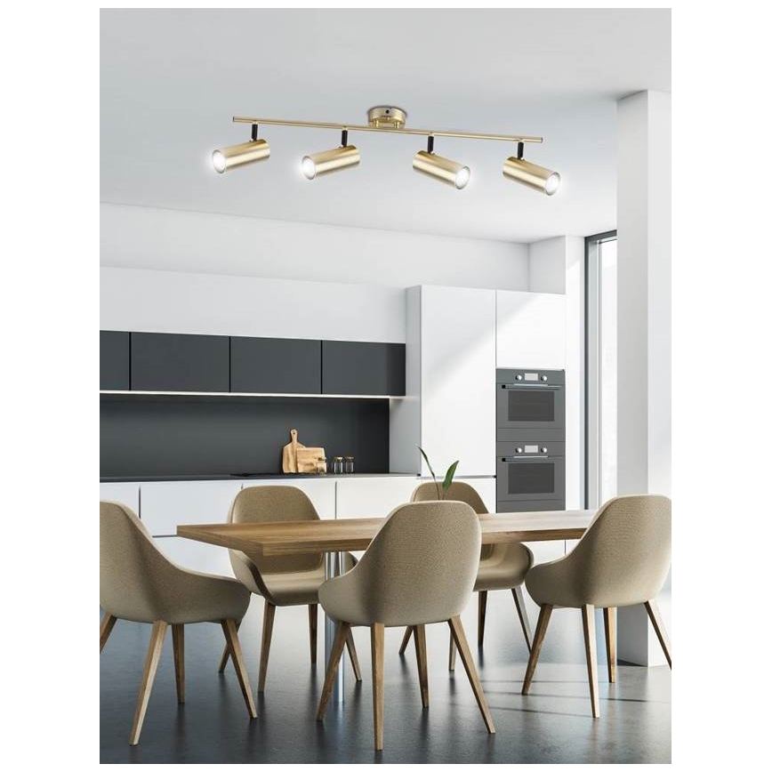 spotlámpa COLLY 4xGU10/15W/230V arany