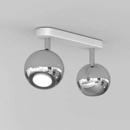 Spotlámpa COMET 2xGU10/8W/230V fehér/fényes króm