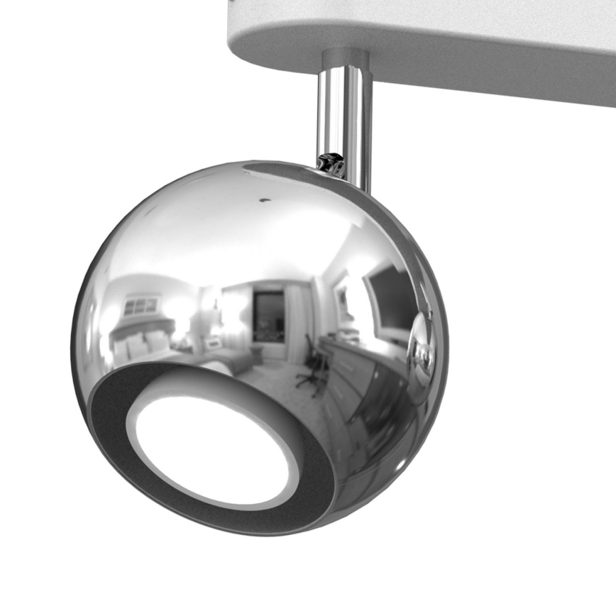 Spotlámpa COMET 3xGU10/8W/230V fehér/fényes króm