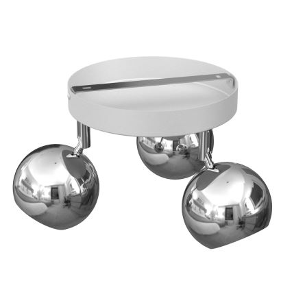 Spotlámpa COMET 3xGU10/8W/230V fehér/fényes króm