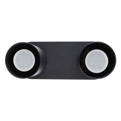 Spotlámpa CREEP 2xGU10/25W/230V fekete