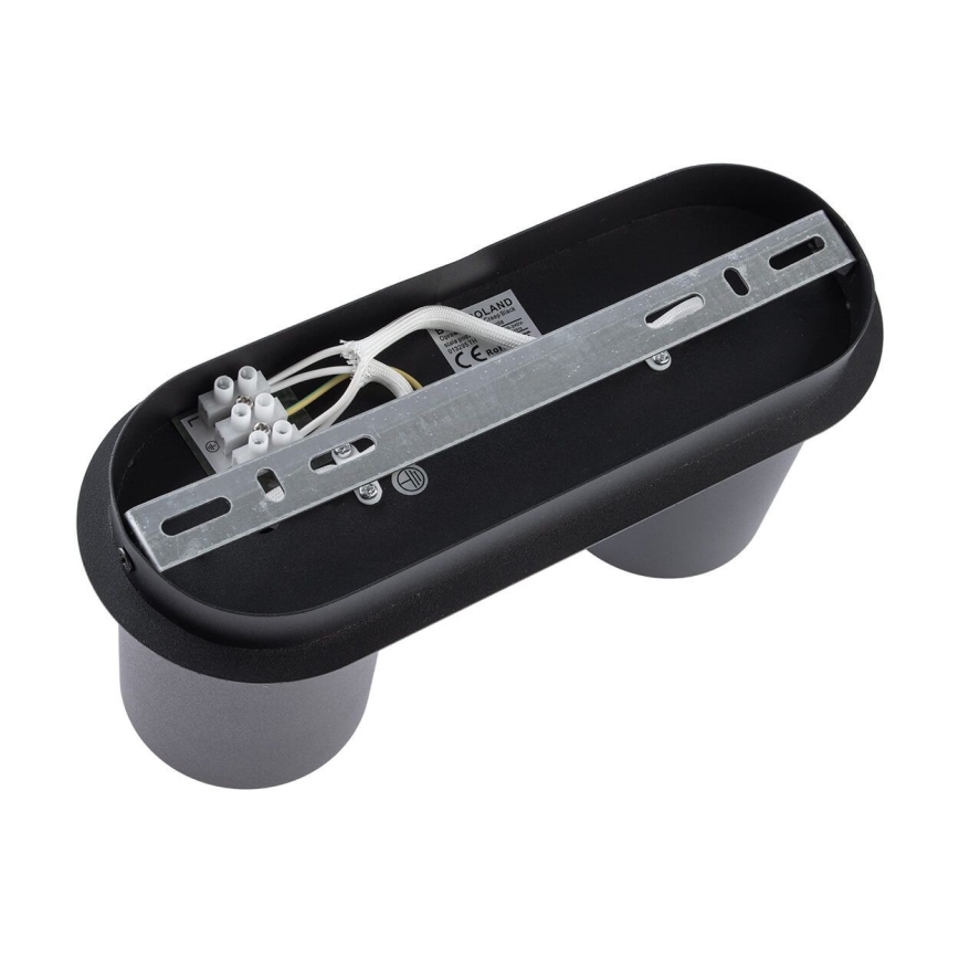 Spotlámpa CREEP 2xGU10/25W/230V fekete