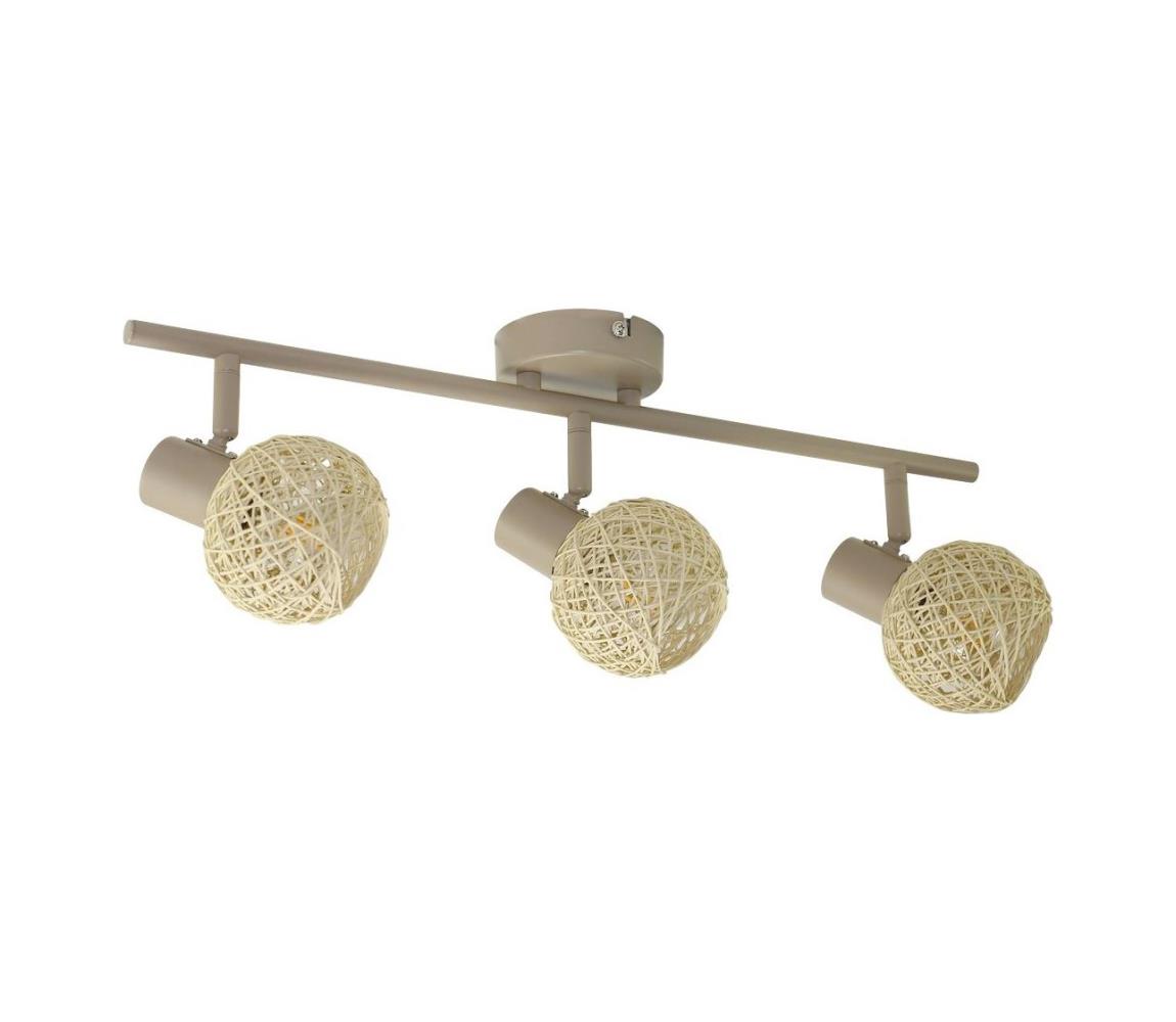 Spotlámpa DEX 3xE14/10W/230V bézs/krém ML2119