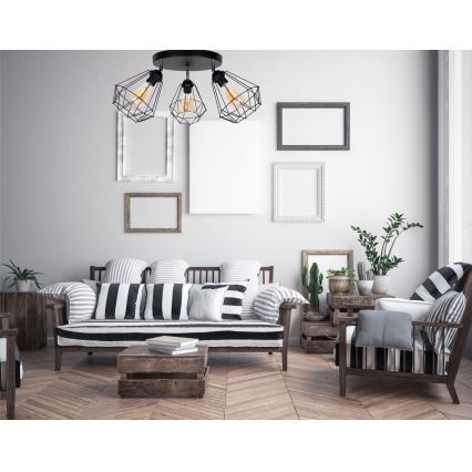 Spotlámpa DIAMENT 3xE27/60W/230V
