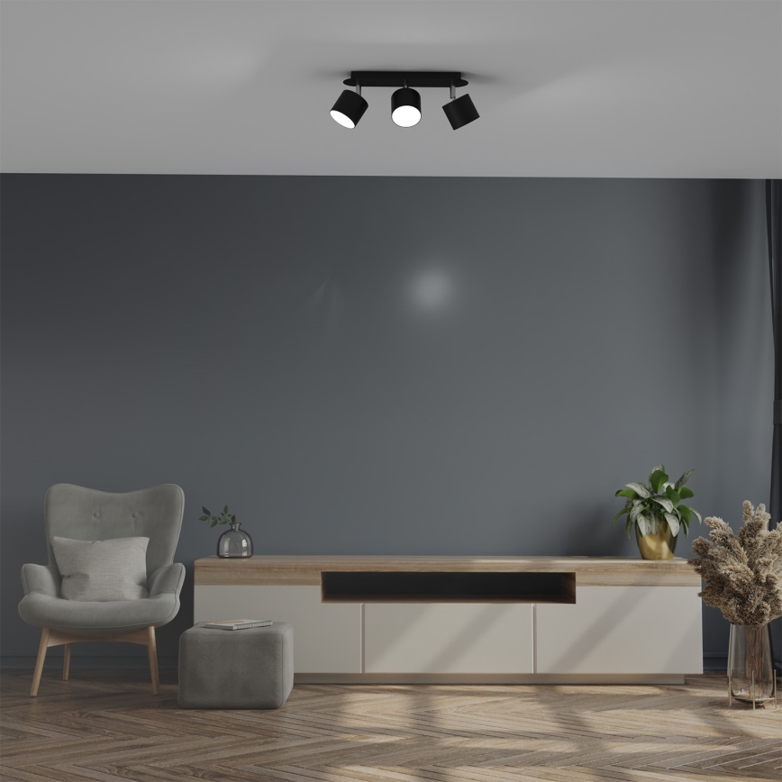 Spotlámpa DIXIE 3xGX53/11W/230V fekete